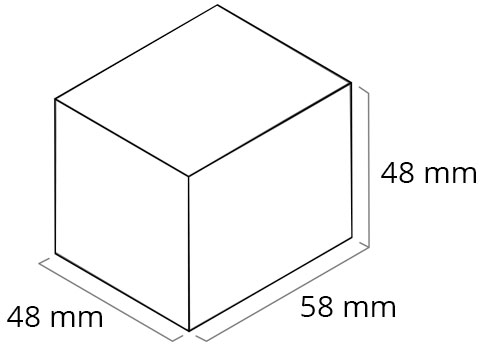 XXL CUBES 48x48x58 - 120G