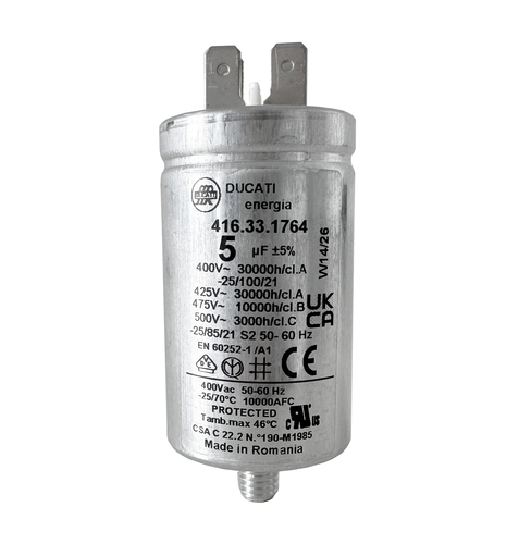 Motor Capacitor 5 µF, 400 VAC